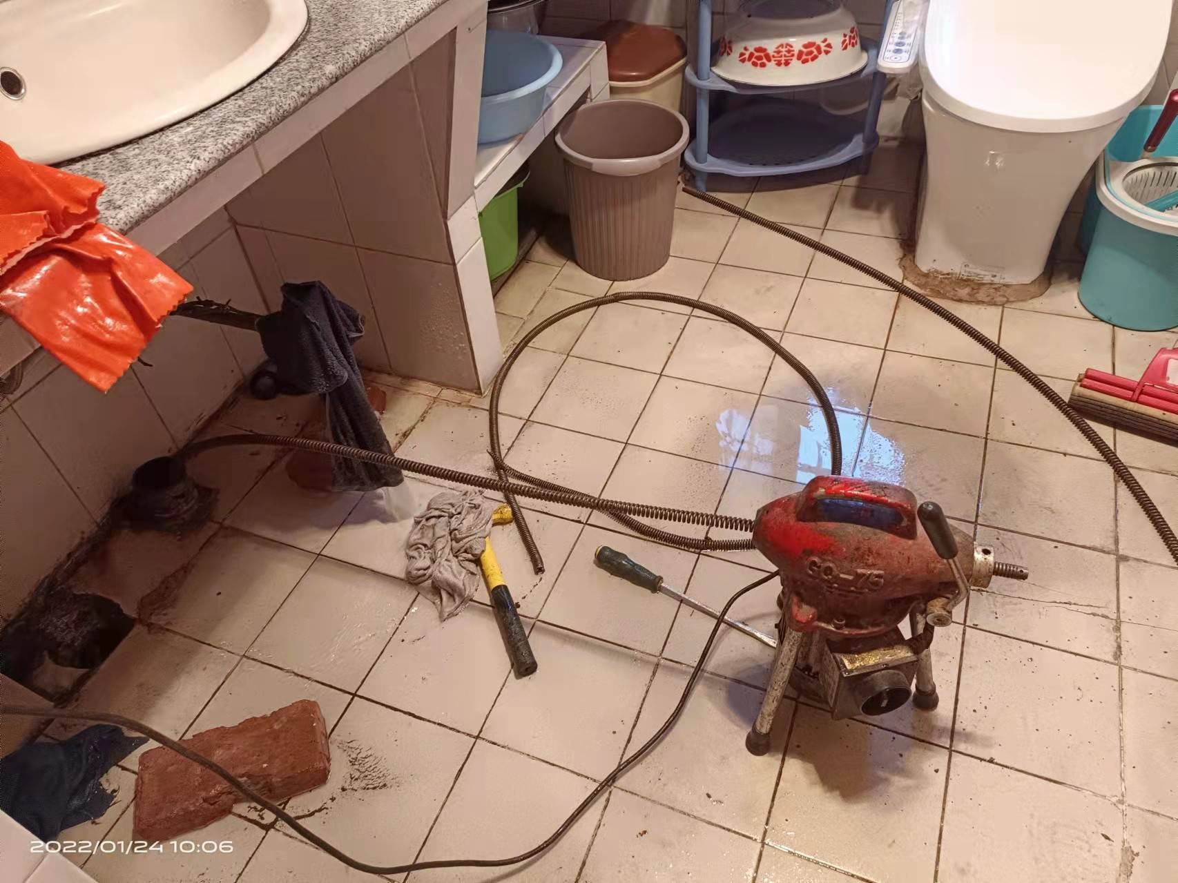 成安疏通厨房下水道,地漏疏通